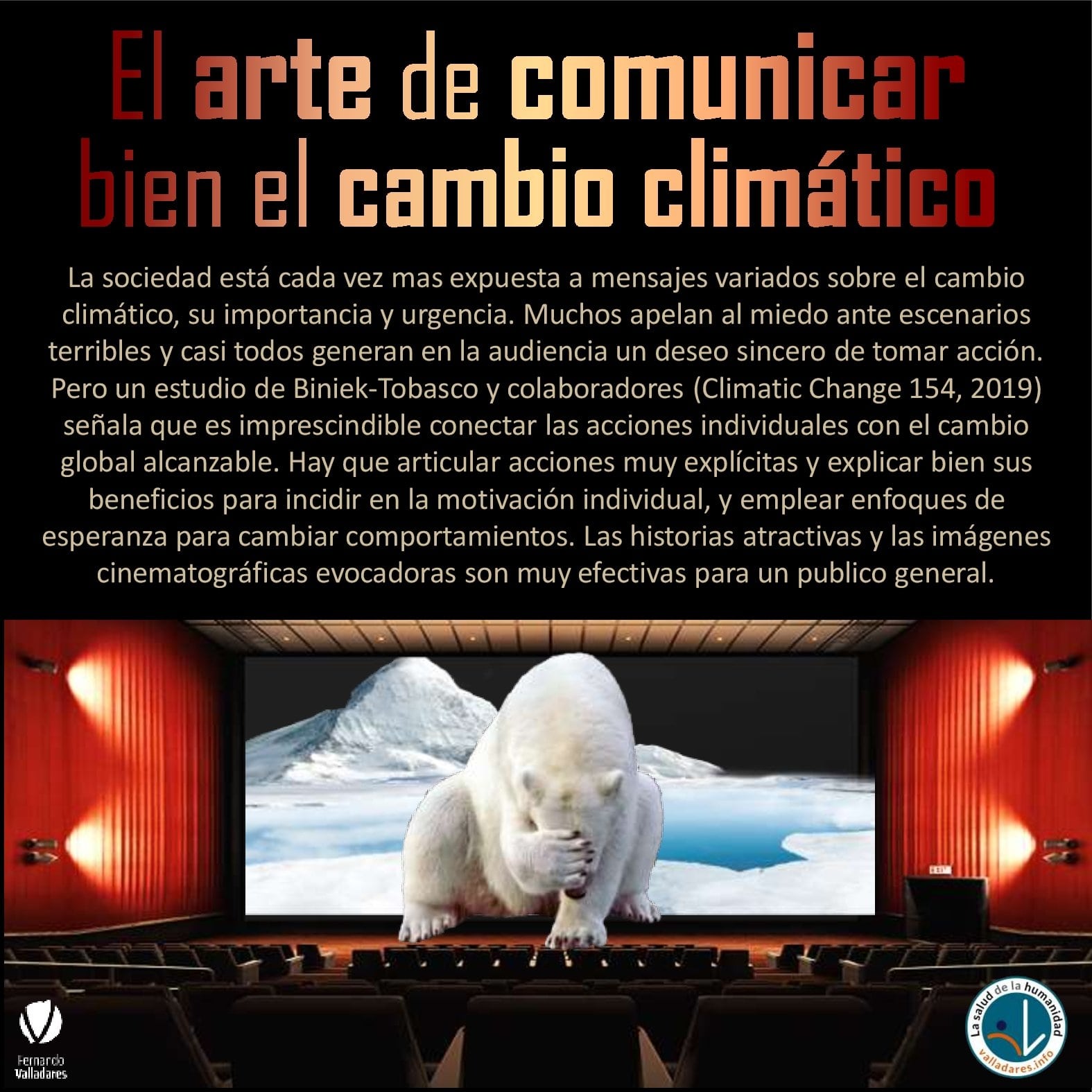 El arte de comunicar bien el cambio climático