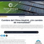 Cumbre del Clima Madrid. ¿Un cambio de mentalidad?