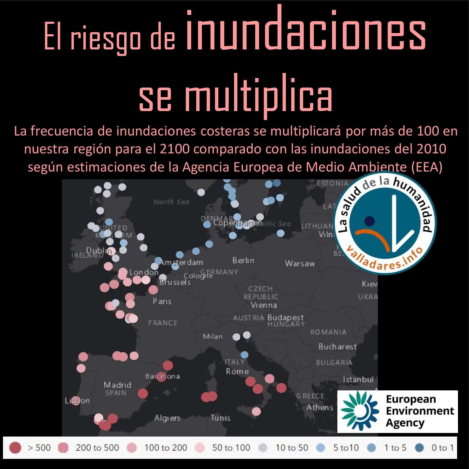 El riesgo de inundaciones