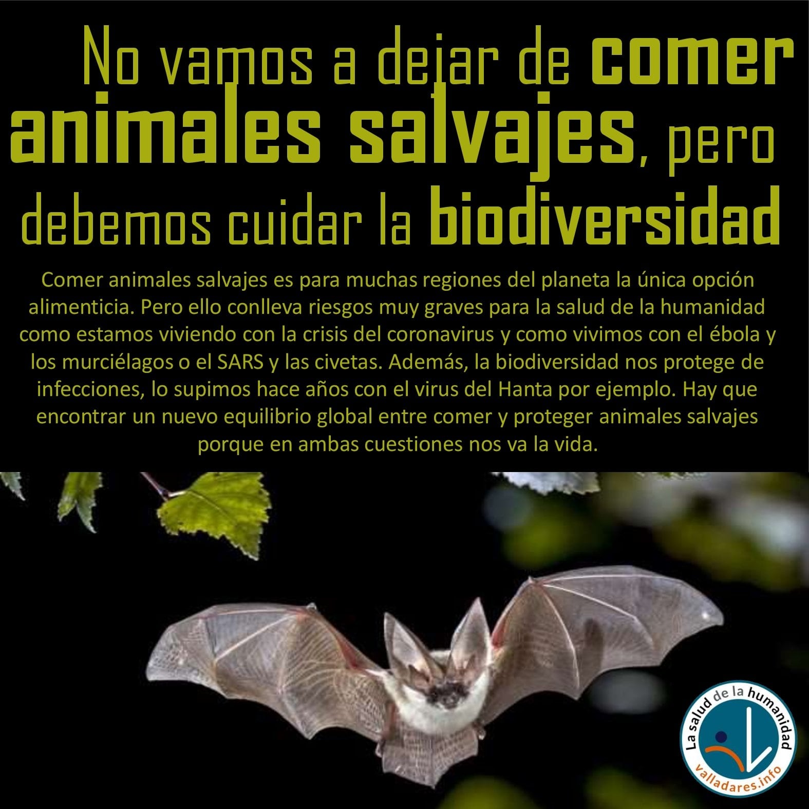 No vamos a dejar de comer