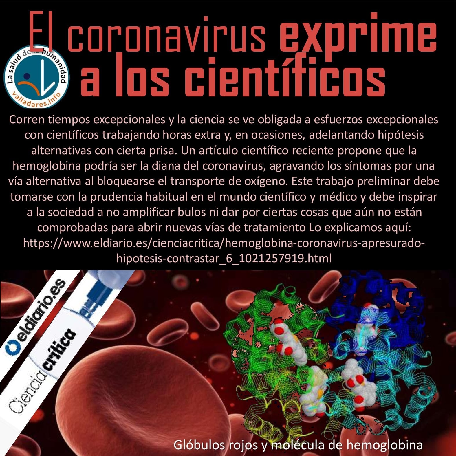 El coronavirus exprime a los científicos