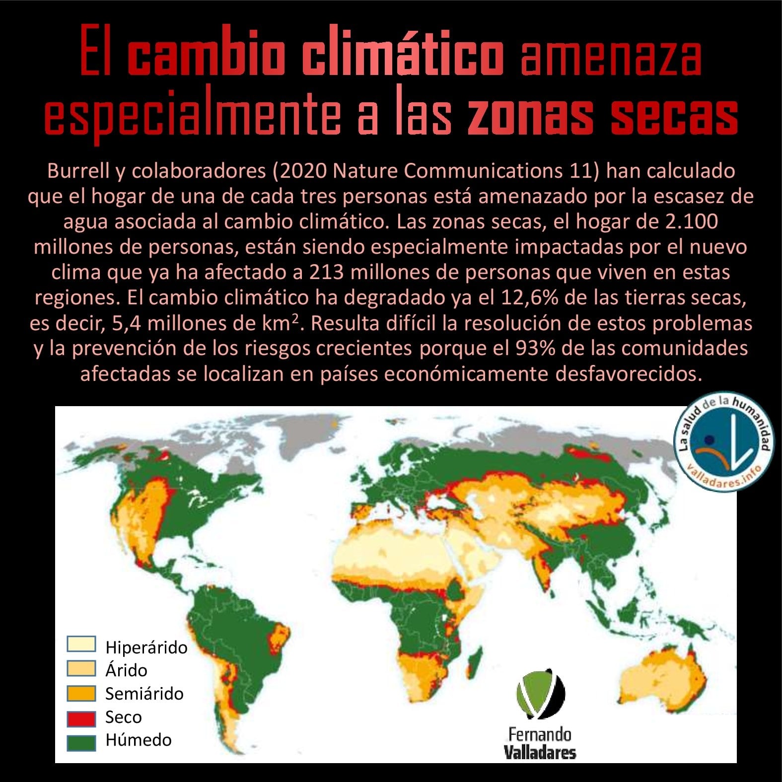 El cambio climático amenaza especialmente a las zonas secas