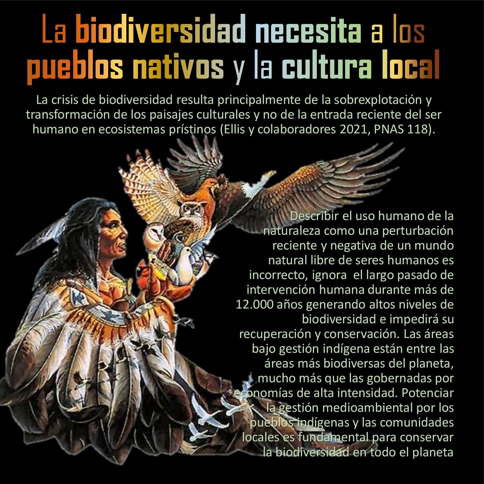 La biodiversidad necesita a los pueblos nativos y la cultura local