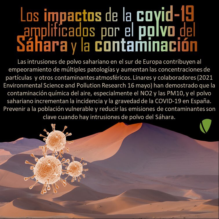 Los impactos de la covid-19_x000b_ amplificados por el polvo del_x000b_Sáhara y la contaminación