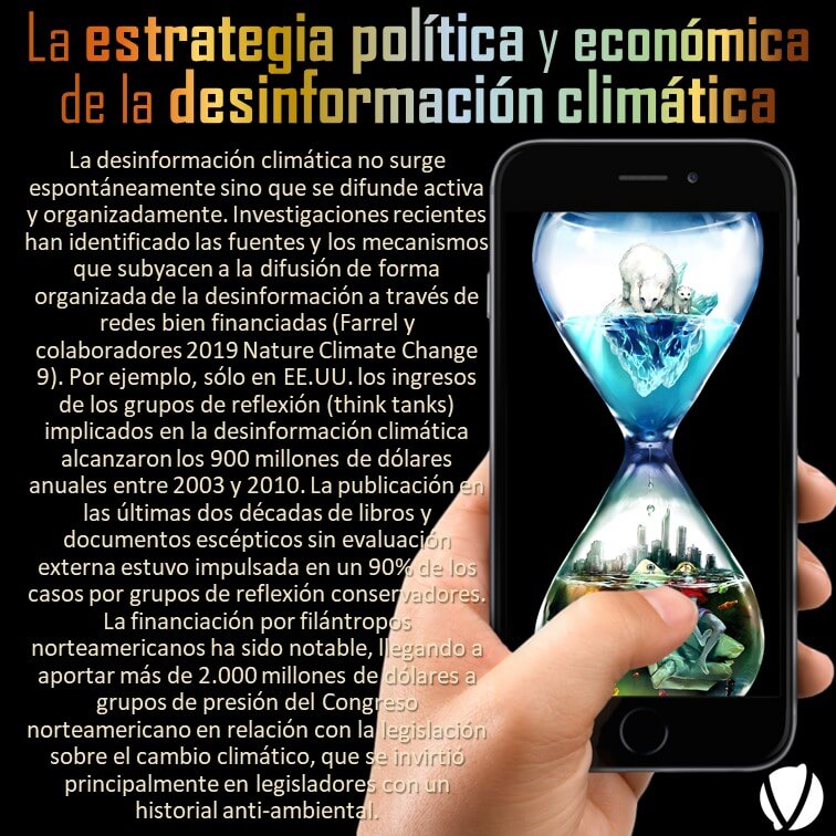 La estrategia política y económica de la desinformación climática