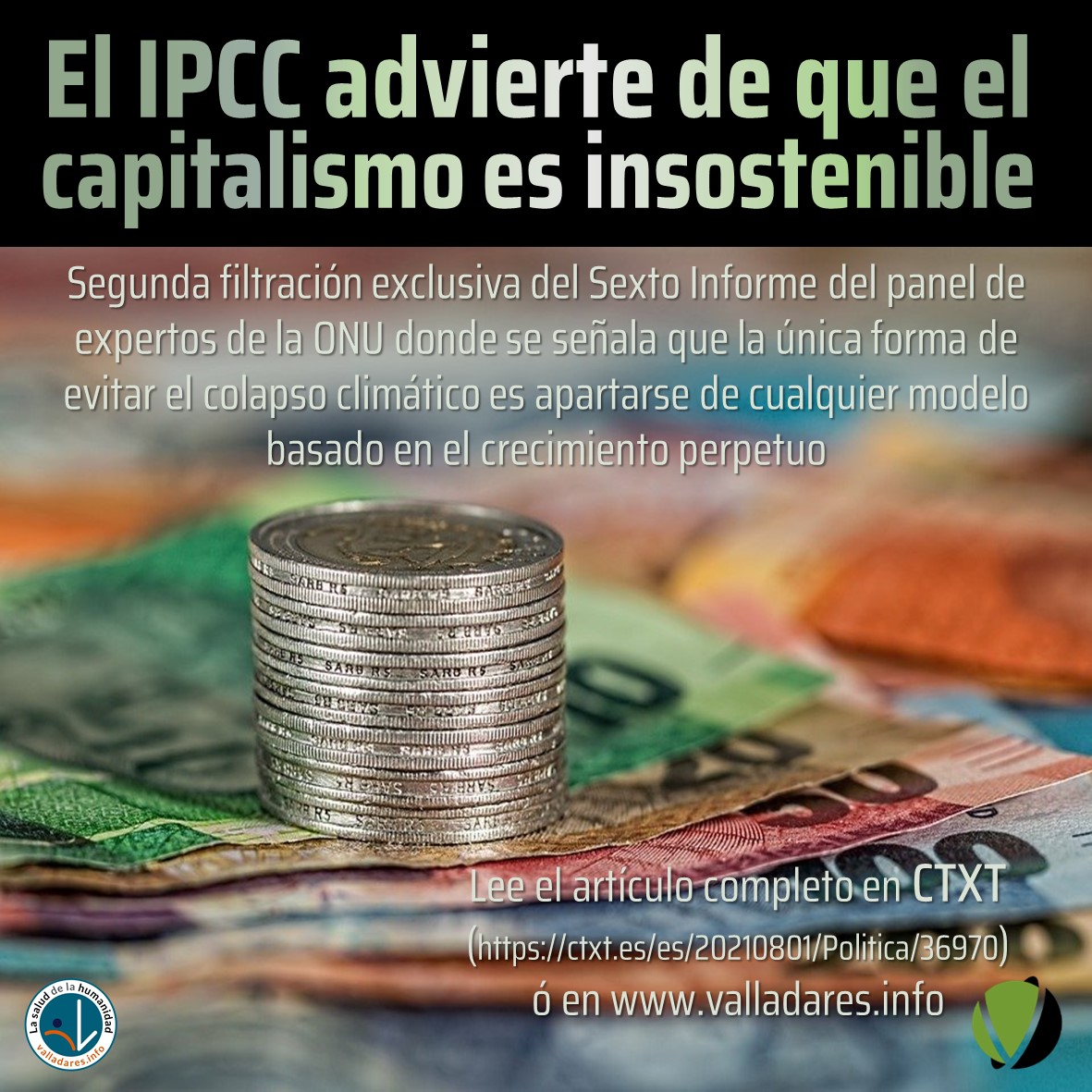 El IPCC advierte de que el capitalismo es insostenible